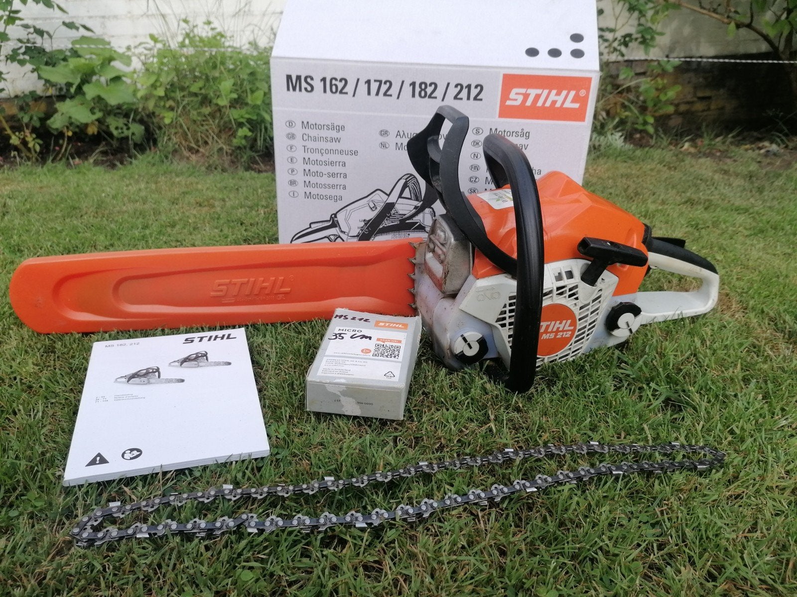 Stihl ms212 kettingzaag, Ophalen of Verzenden, Zo goed als nieuw, Kettingzaag, Stihl