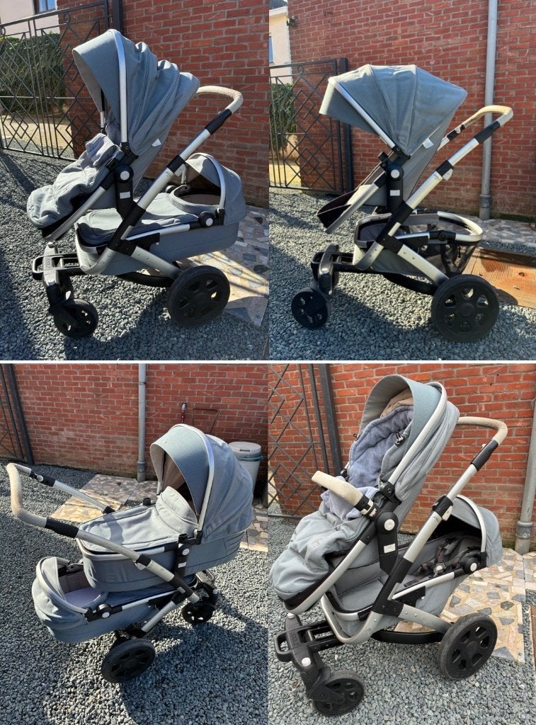 Joolz Geo 2, dubbele buggy - prima staat, Kinderen en Baby's, Ophalen, Gebruikt, Overige merken, Zonnekap