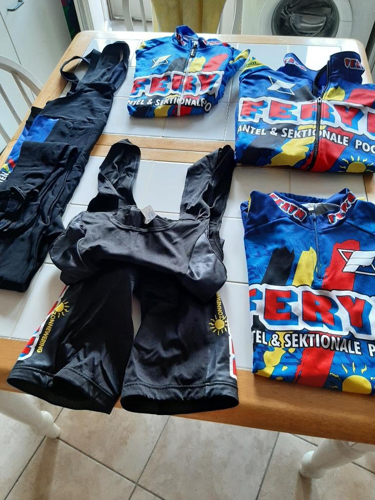 Vintage koerskledij Feryn 5 stuks, Vêtements | Hommes, Vêtements Homme Autre, Enlèvement, Comme neuf, Giordana