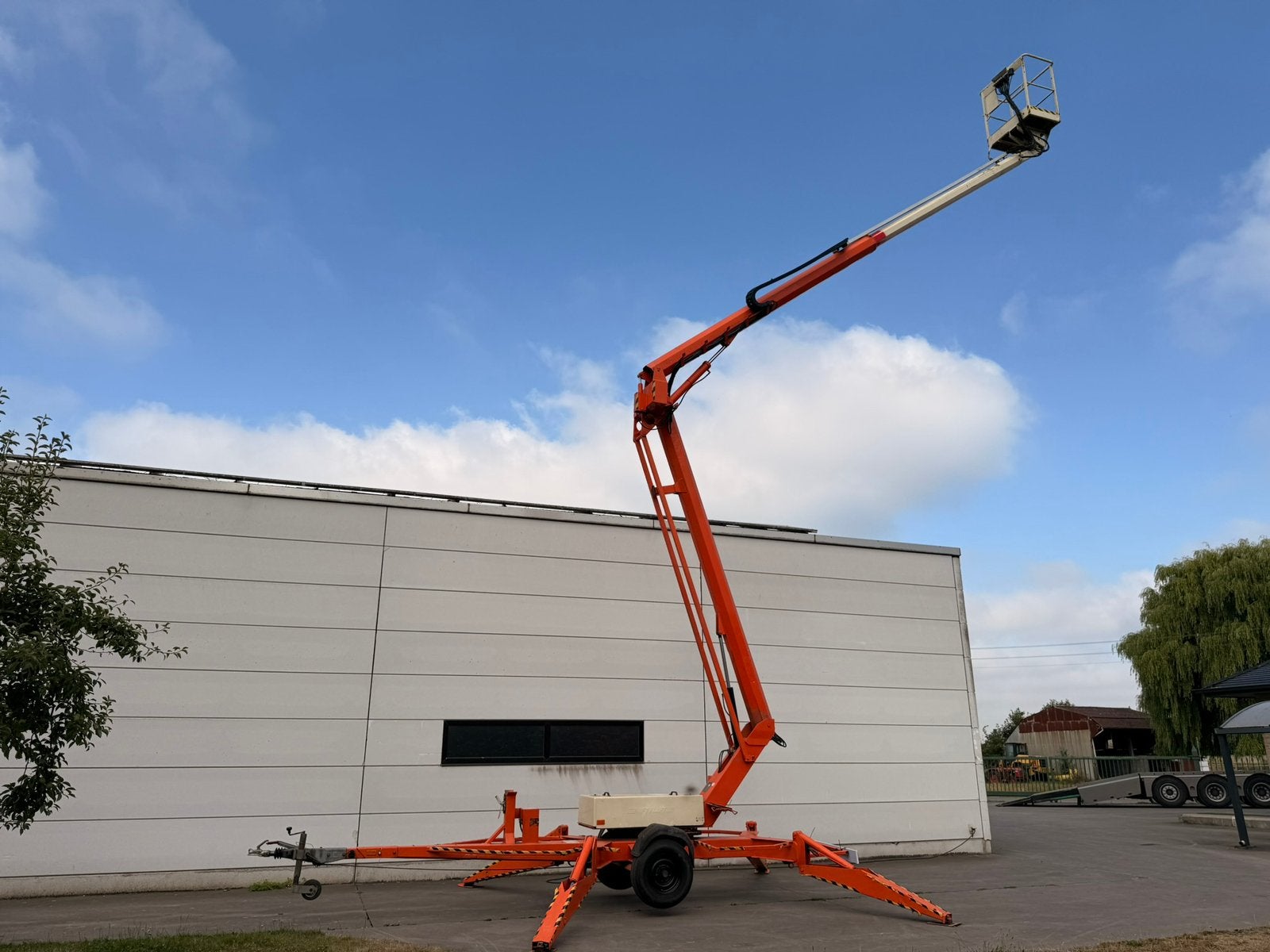 Nacelle élévatrice tractée Niftylift 17 mètres en bon état, Enlèvement ou Envoi
