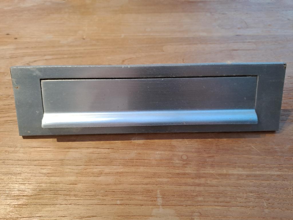 brievenbusklep, Tuin en Terras, Brievenbussen, Ophalen, Gebruikt, Brievenbusklep, Aluminium
