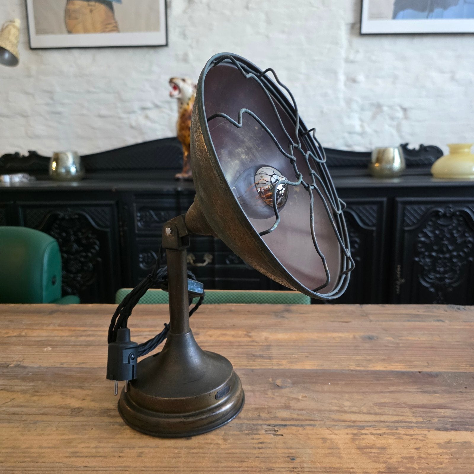 Vintage Franse Marque Parabole warmtestraler., Antiek en Kunst, Ophalen of Verzenden