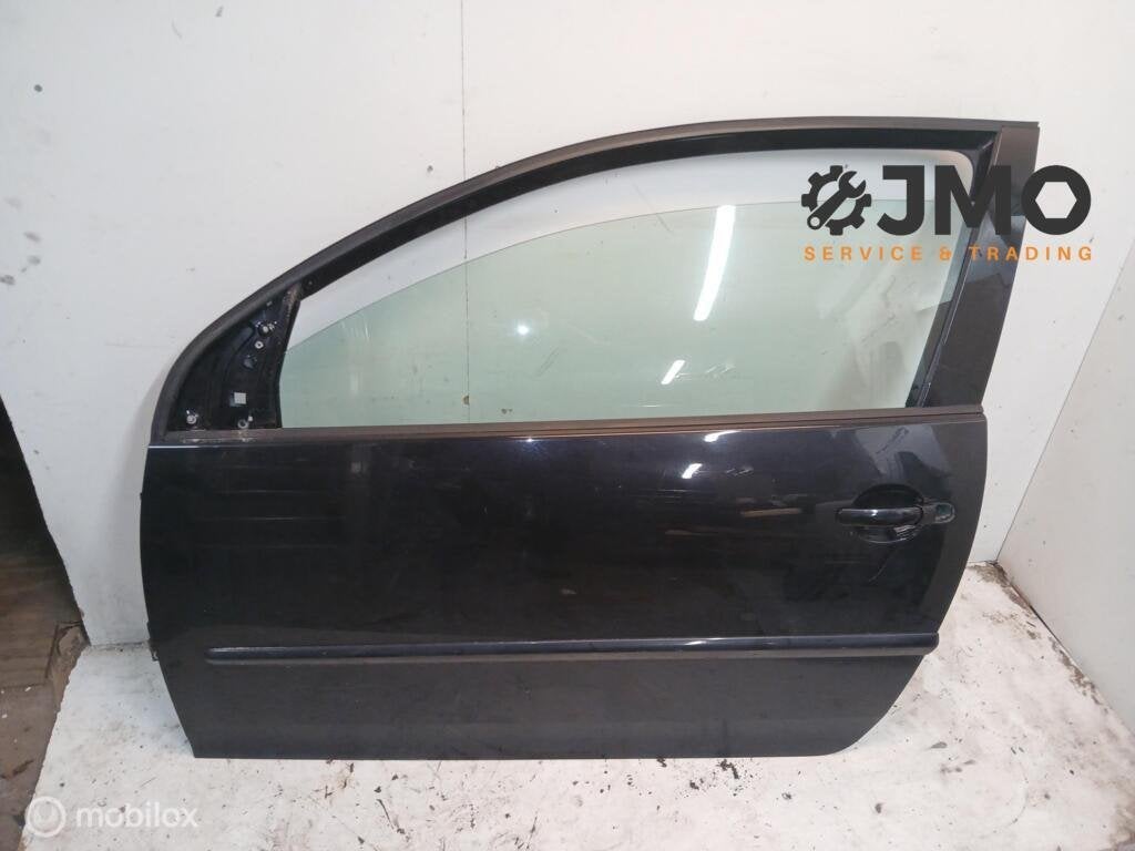 Portier linksvoor LC9Z  3-deurs VW Golf V GTI 2003-2008, Gebruikt, Voor, Ophalen of Verzenden, Volkswagen