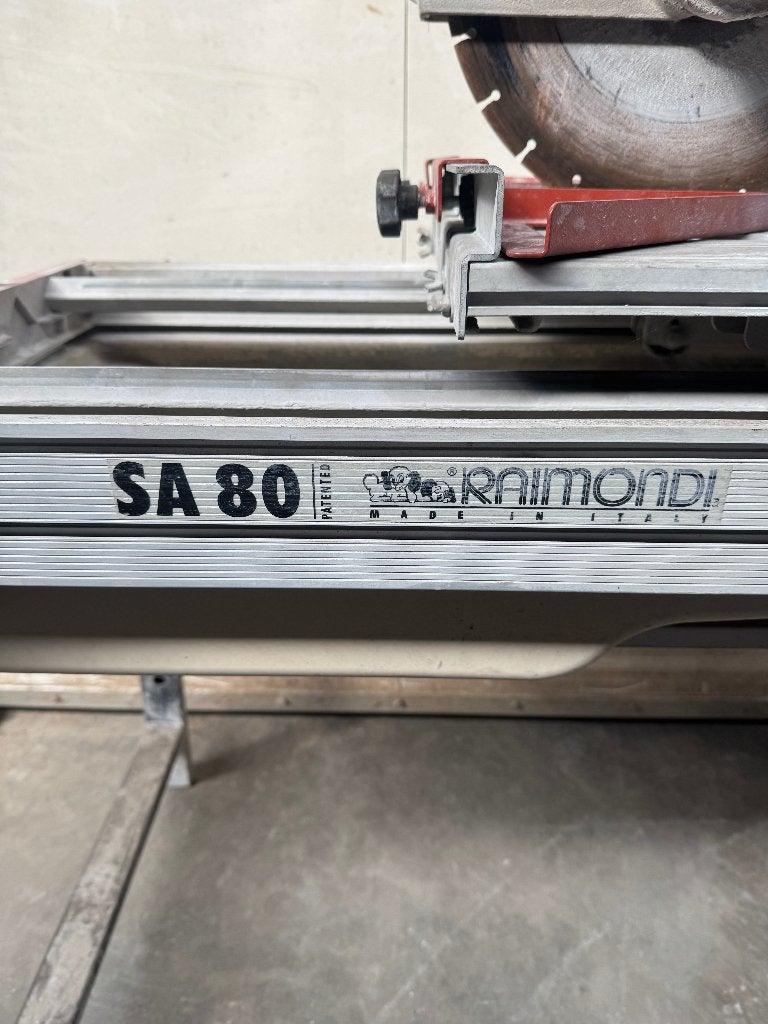 Waterzaag Raimondi SA80, Bricolage & Construction, Enlèvement, Comme neuf, Scie, Autres marques