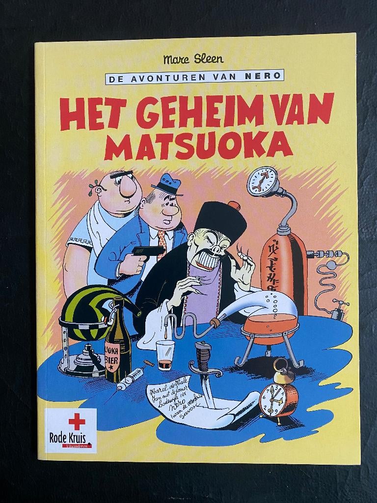 Nero "Het geheim van Matsuoka" - Uitgave Rode kruis, Boeken, Marc Sleen, Eén stripboek, Nieuw, Ophalen of Verzenden