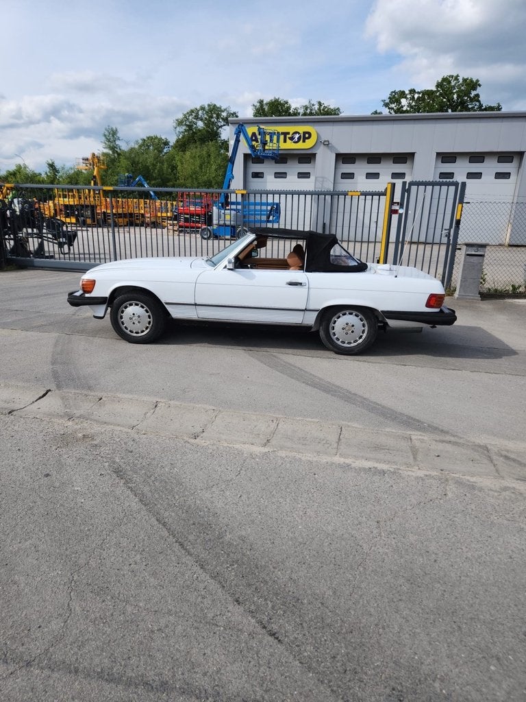 Mercedes W107 560SL V8 de 1987, Autos, Cuir, Achat, 2 portes, Automatique