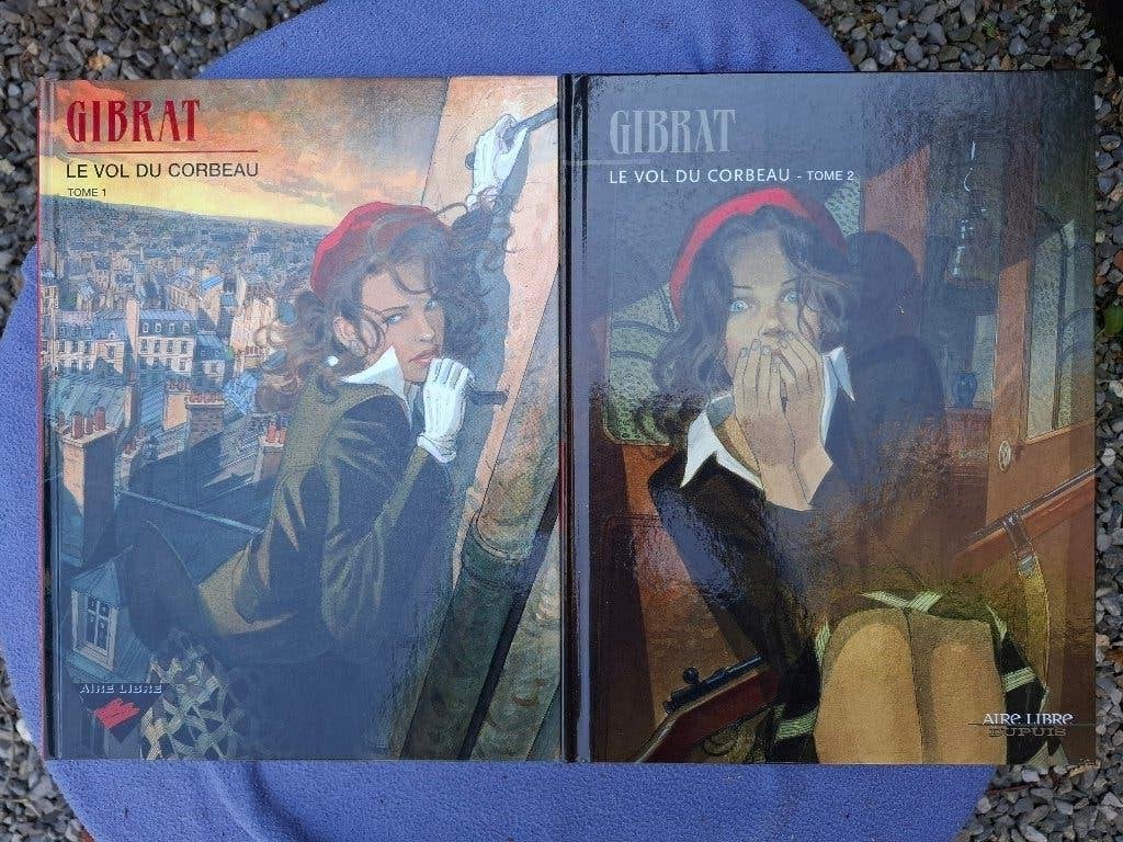 LE VOL DU CORBEAU GIBRAT TOMES 1 ET 2 SERIE COMPLETE TBE EO, Livres, BD, Série complète ou Série, Enlèvement ou Envoi, Comme neuf