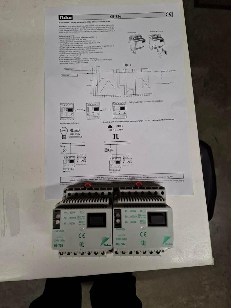 Dimmer, Ophalen