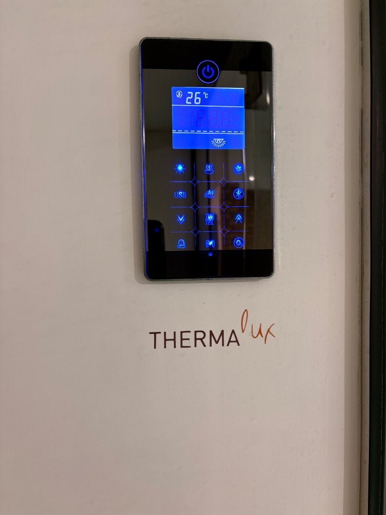 Thermalux wellness 2 cabines infrarood + stoomcabine, Elektronische apparatuur, Ophalen, Gebruikt