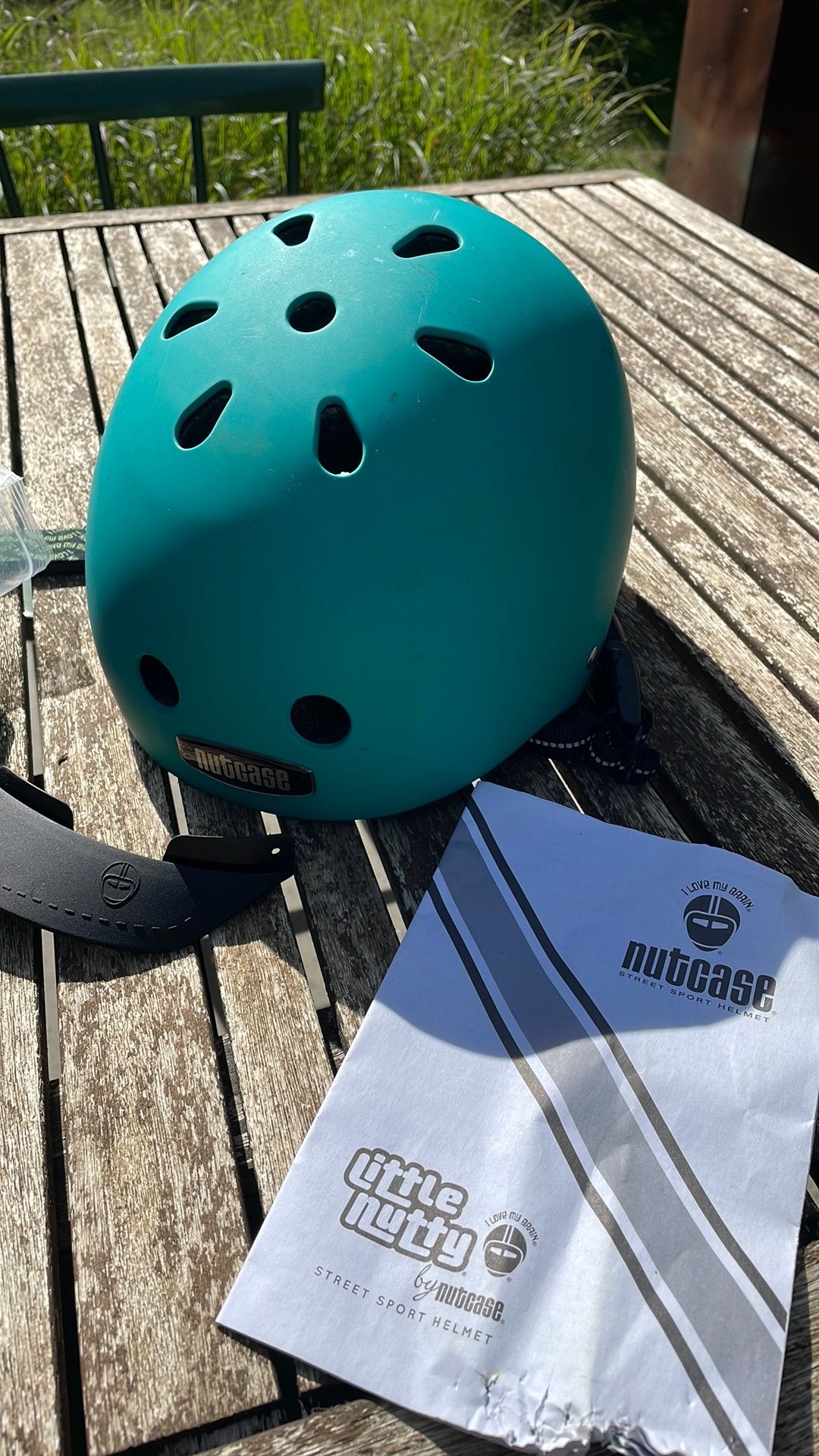 Nutcase helm S in perfecte ongebruikte staat, Fietsen en Brommers, Ophalen, Zo goed als nieuw, S