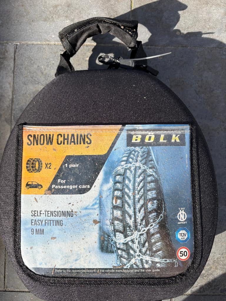 Chaînes à neige, Enlèvement, Neuf