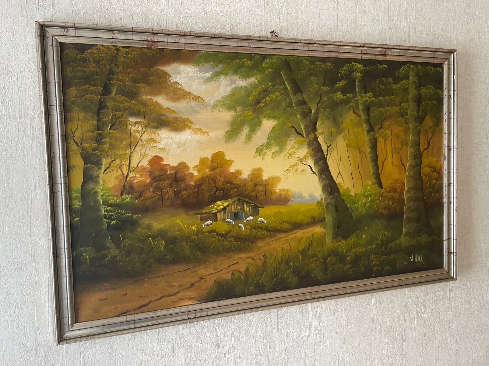 Zeer oude schilderij, Ophalen