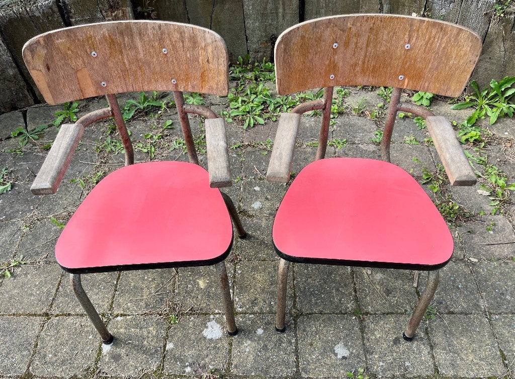 sixties vintage kids retro stoelen, Ophalen, Huis en Inrichting