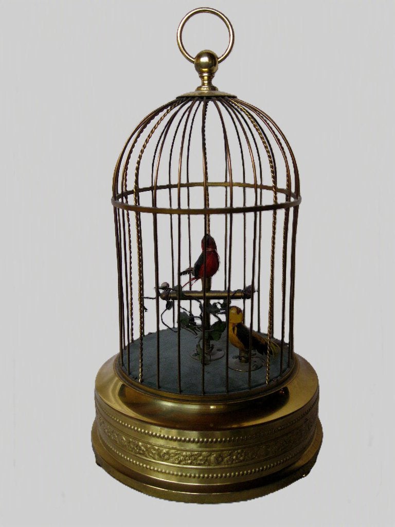 Piece Unique: kooi vogelkooi Karl Griesbaum automaat, Antiek en Kunst, Ophalen