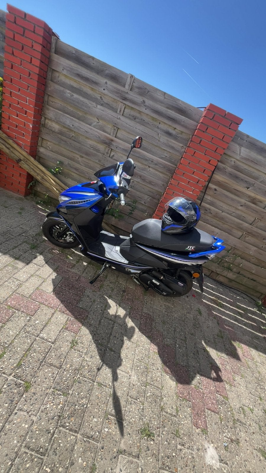 Jtc blue spider 4takt, Klasse A (25 km/u), Ophalen of Verzenden, Zo goed als nieuw, Benzine