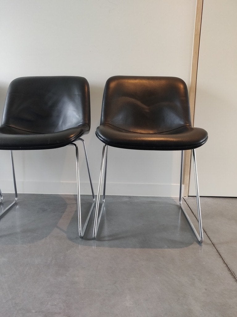Set van 2 Vintage Artifort 'Channel' Stoelen, Ophalen