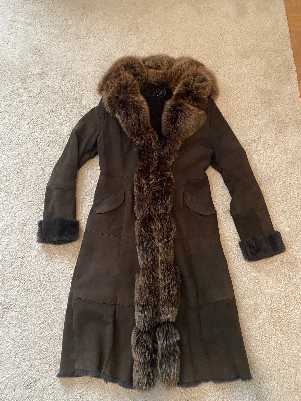 Lammycoat, Kleding | Dames, Ophalen of Verzenden, Zo goed als nieuw, Maat 38/40 (M), Bruin