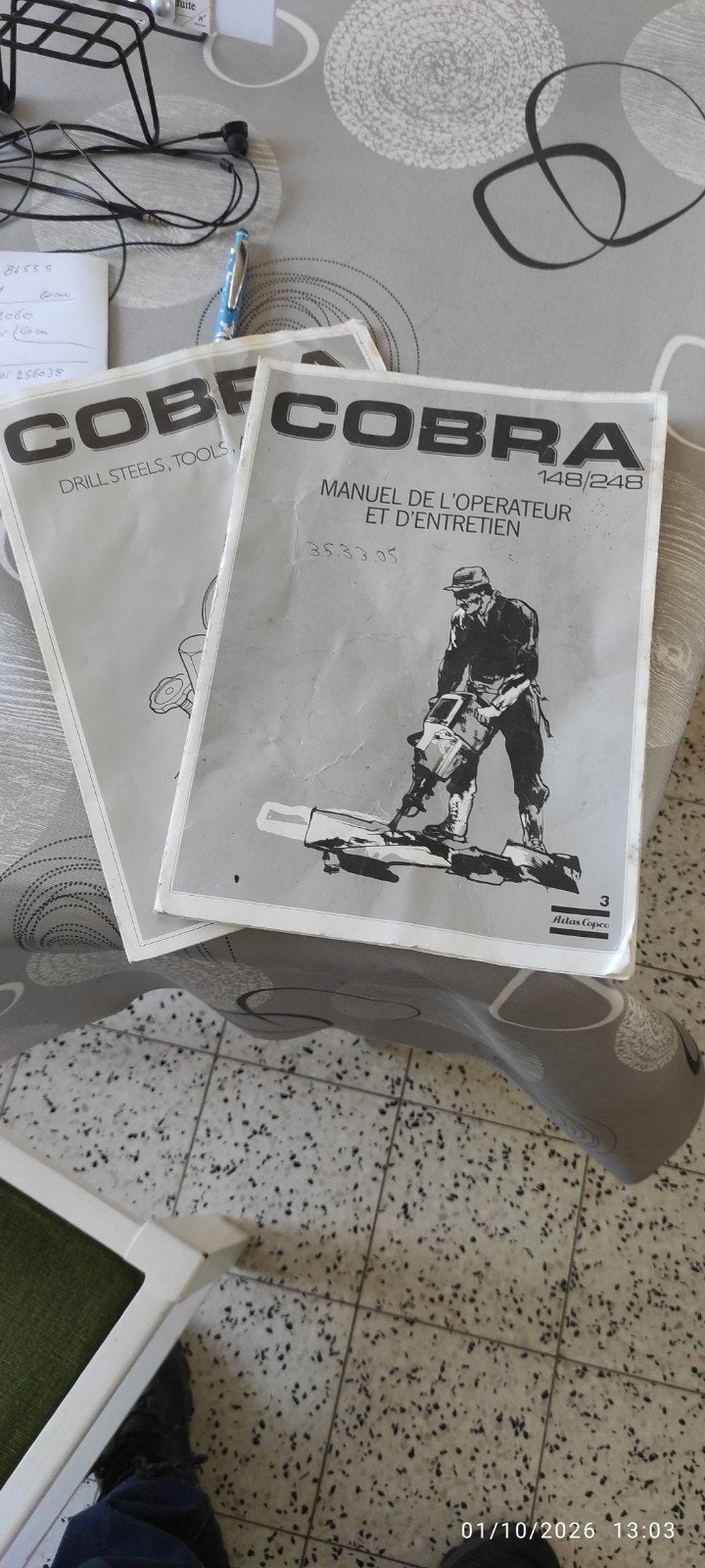 marteau piqueur cobra, Enlèvement