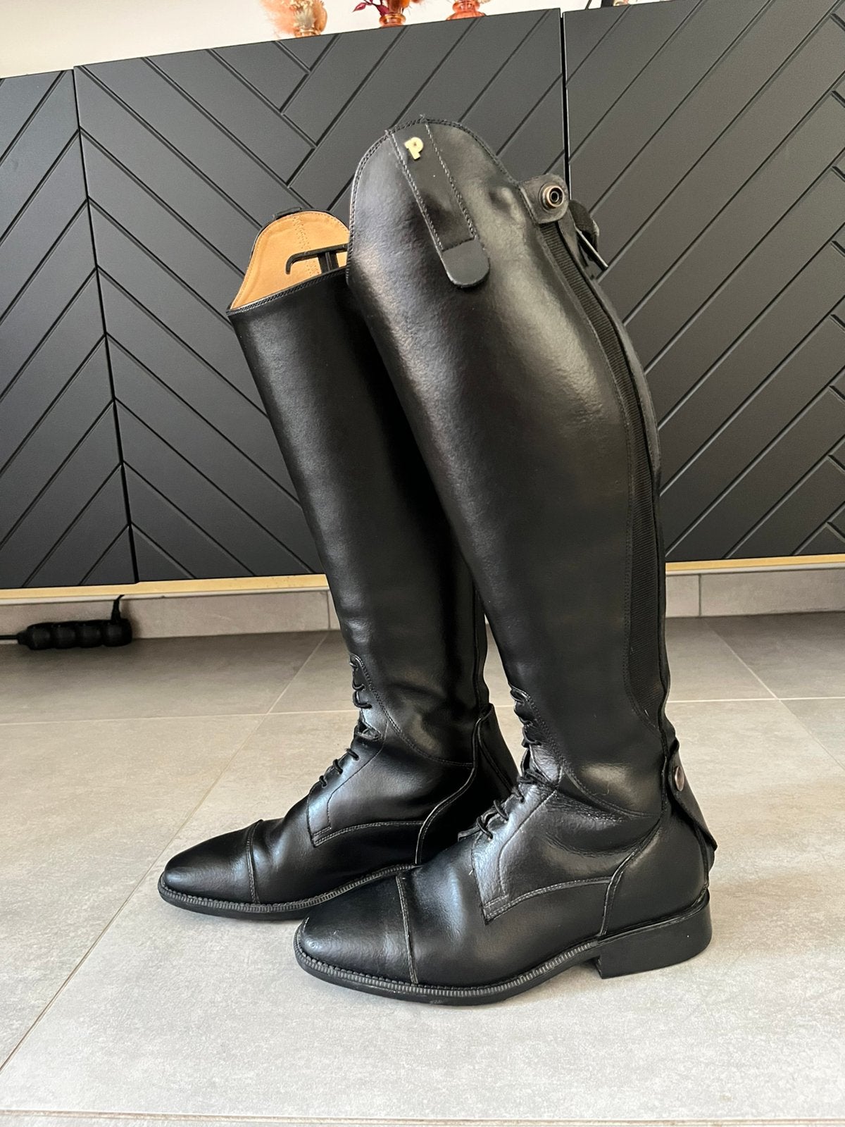 Petrie laarzen met nieuwe vetters, Animaux & Accessoires, Vêtements d'équitation, Enlèvement ou Envoi, Comme neuf, Petrie