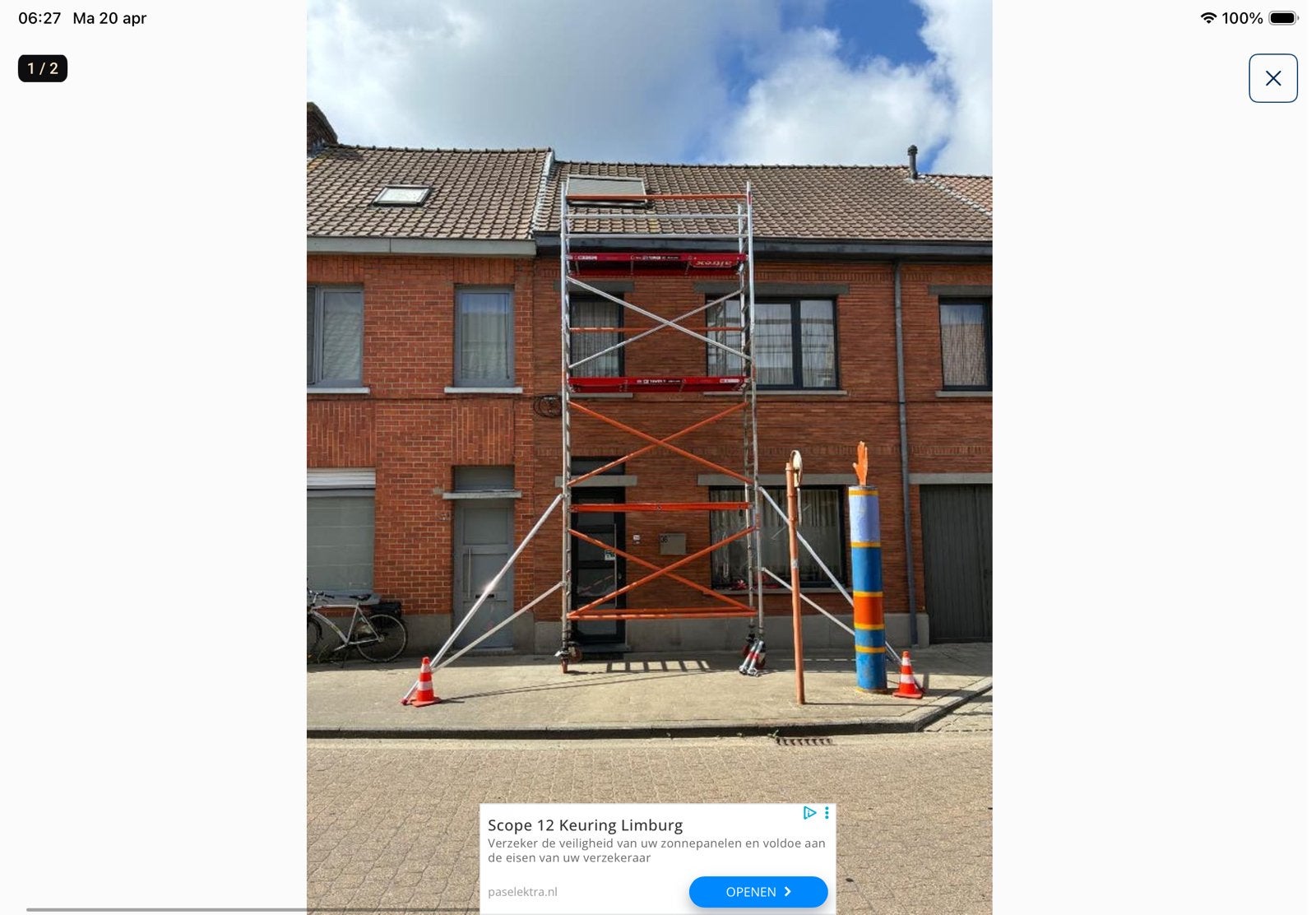 Gezocht aluminium rolsteigers  breed smal steigeraanhanger, Doe-het-zelf en Bouw, Ophalen, Zo goed als nieuw