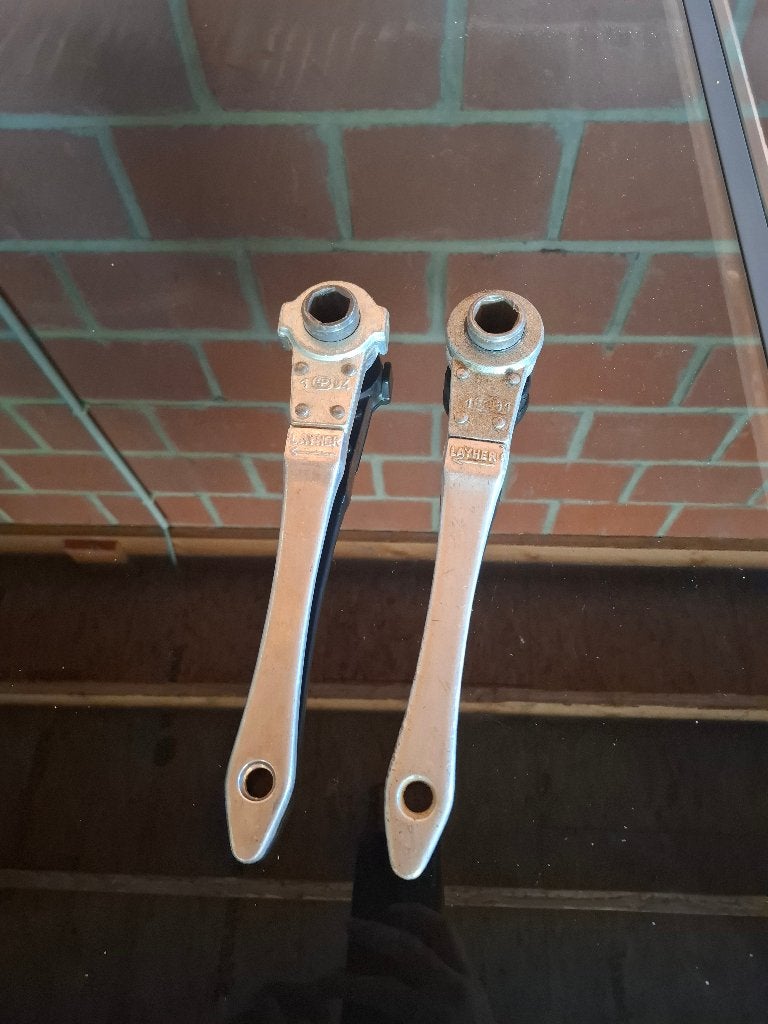 Layher steigerratelsleutels, Doe-het-zelf en Bouw, Steigers, Ophalen, Gebruikt