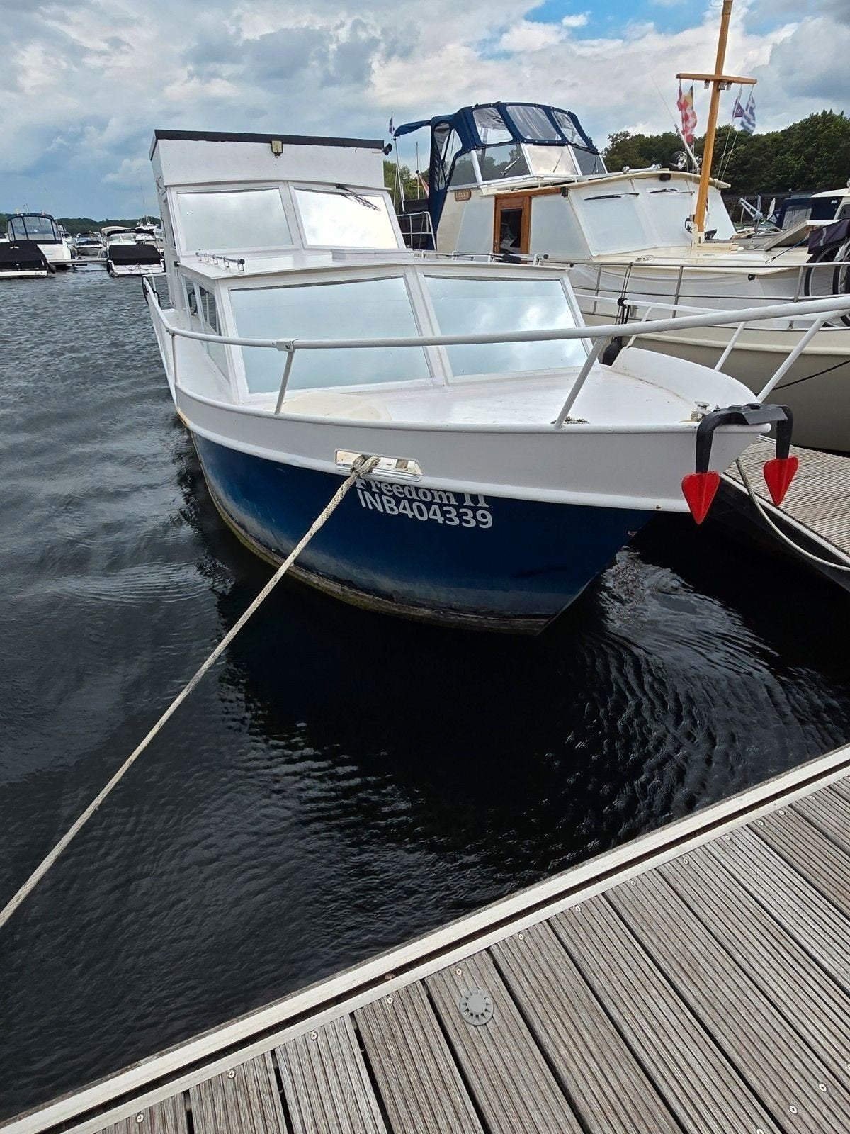 Motorjacht  0032 0497 06 03 04, Ophalen of Verzenden, Polyester