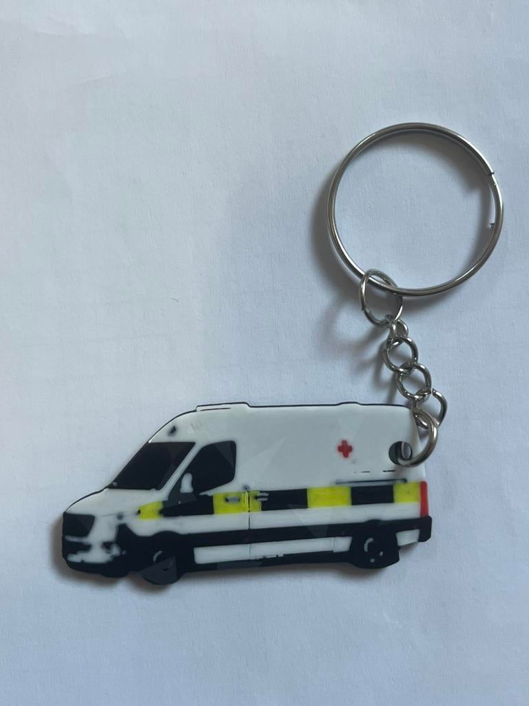Ambulance sleutelhanger van het Belgische Rode Kruis, Verzamelen, Sleutelhangers, Nieuw, Ophalen of Verzenden