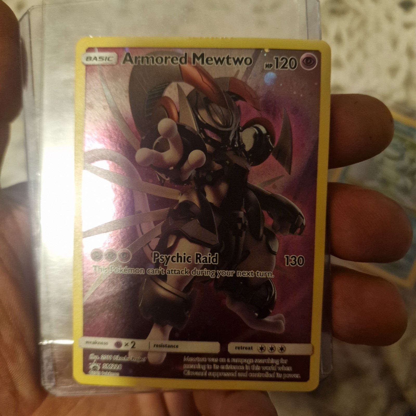 Carte Pokémon Mewtwo blindée, Enlèvement ou Envoi