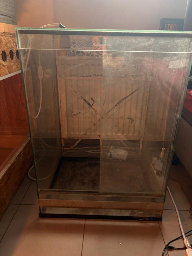 Hoog terrarium, Dieren en Toebehoren, Reptielen en Amfibieën | Toebehoren, Ophalen, Zo goed als nieuw