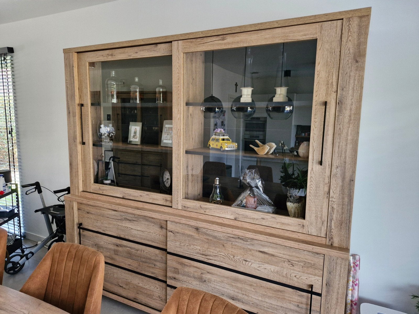 volledige eetkamer zo goed als nieuw, Huis en Inrichting, Ophalen, Zo goed als nieuw