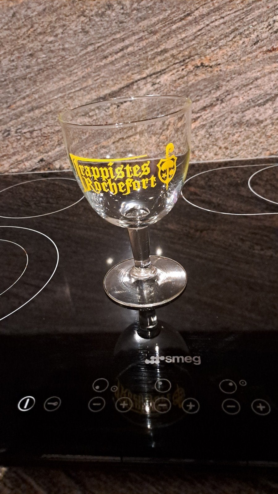 Bierglas 'Trappistes Rochefort', Enlèvement, Comme neuf, Verre à bière