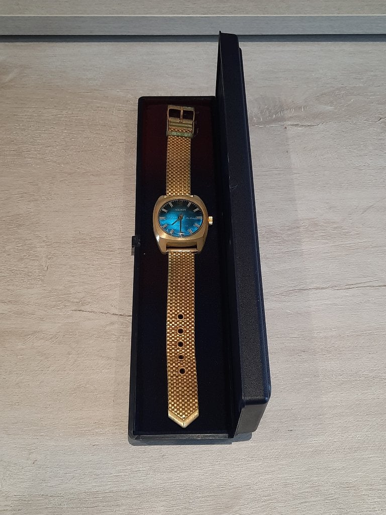 Montre ASEIKON De Luxe pour homme des années 70 - bleue, Bijoux, Sacs & Beauté, Montres | Hommes, Utilisé, Montre-bracelet, Autres marques
