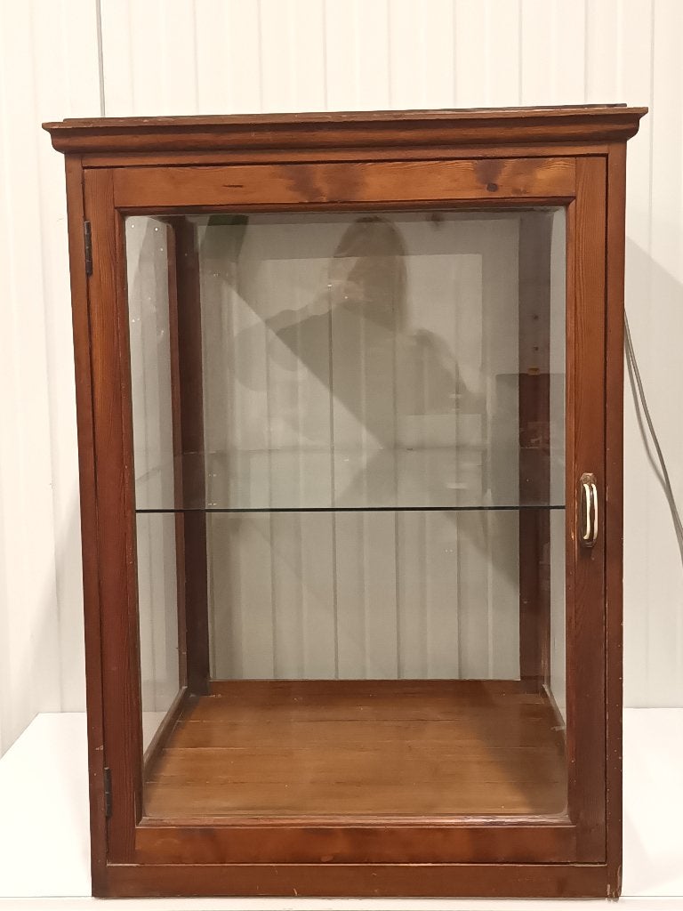 Vitrine de comptoir ancienne, Enlèvement