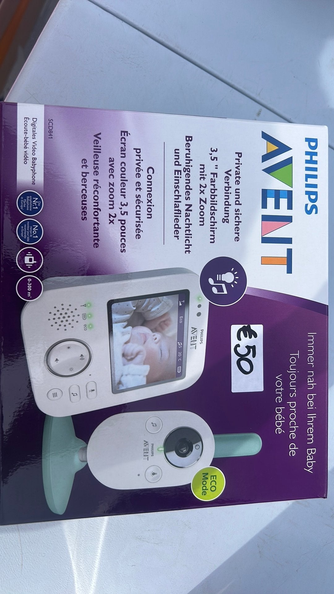 philips avent babyfoon, Kinderen en Baby's, Babyfoons, Ophalen, Gebruikt