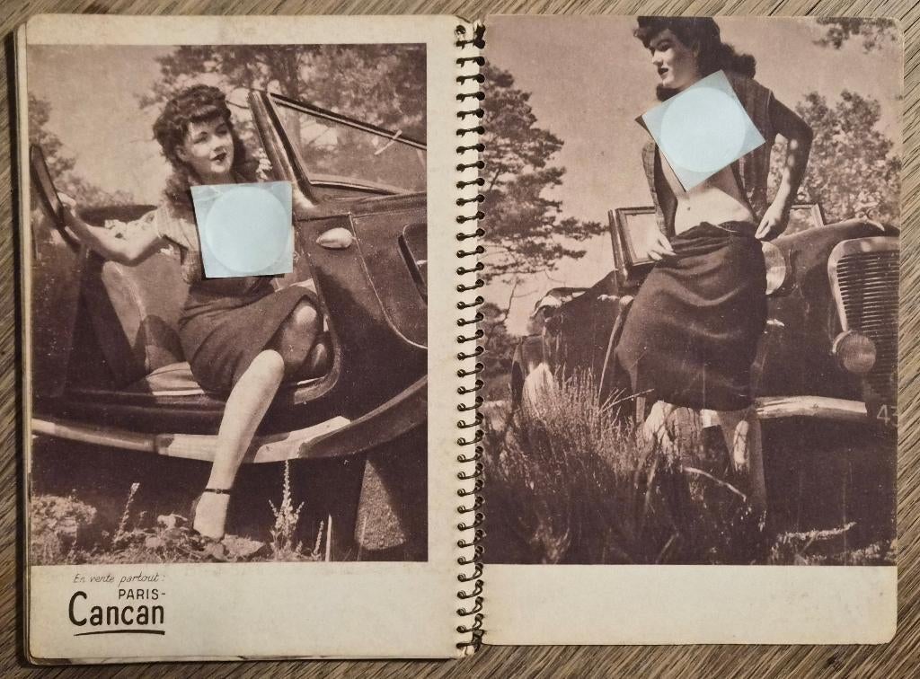 Ancienne revue pin-up, Enlèvement ou Envoi, Utilisé, Autres types