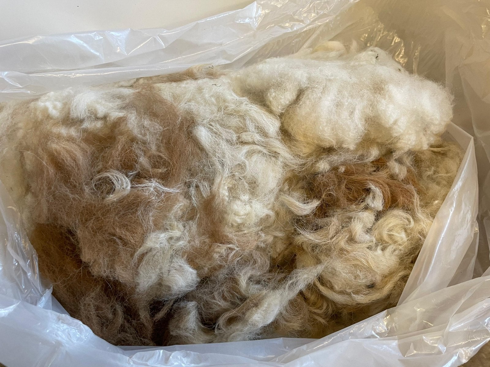 Alpacawol, Ophalen, Zo goed als nieuw