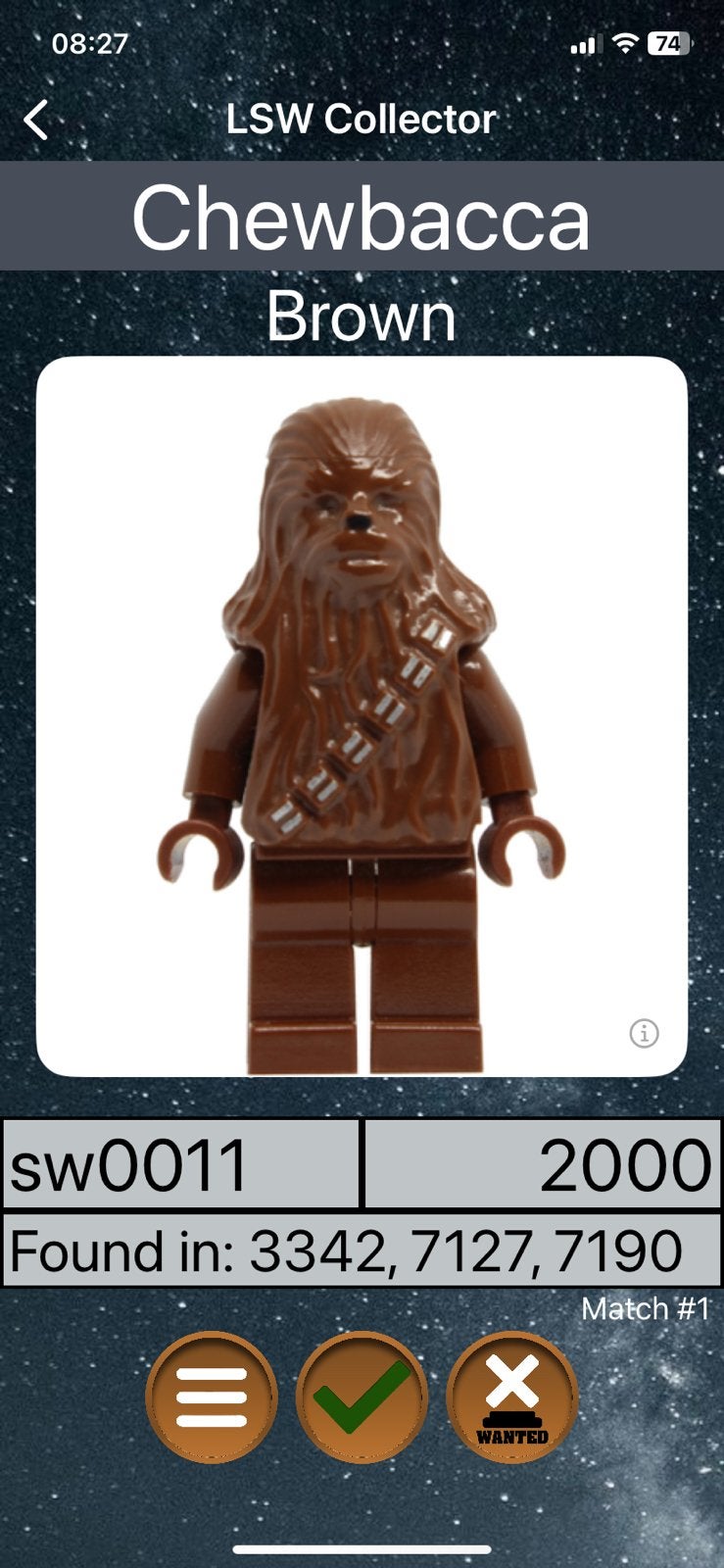 Minifigs Lego Star Wars PARTIE 4, Neuf, Lego, Accessoires inclus, Minifigurine