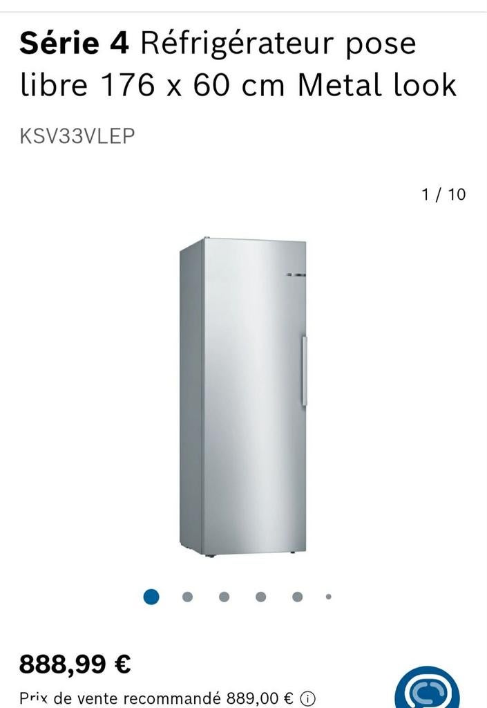Frigo Bosch, Electroménager