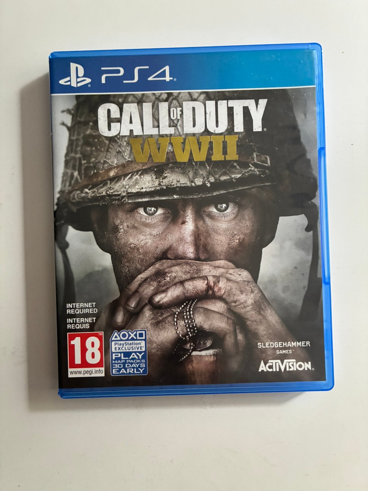 Call of Duty WWII PS4 - Zo goed als nieuw, Consoles de jeu & Jeux vidéo, Jeux | Sony PlayStation 4, Enlèvement ou Envoi, Comme neuf