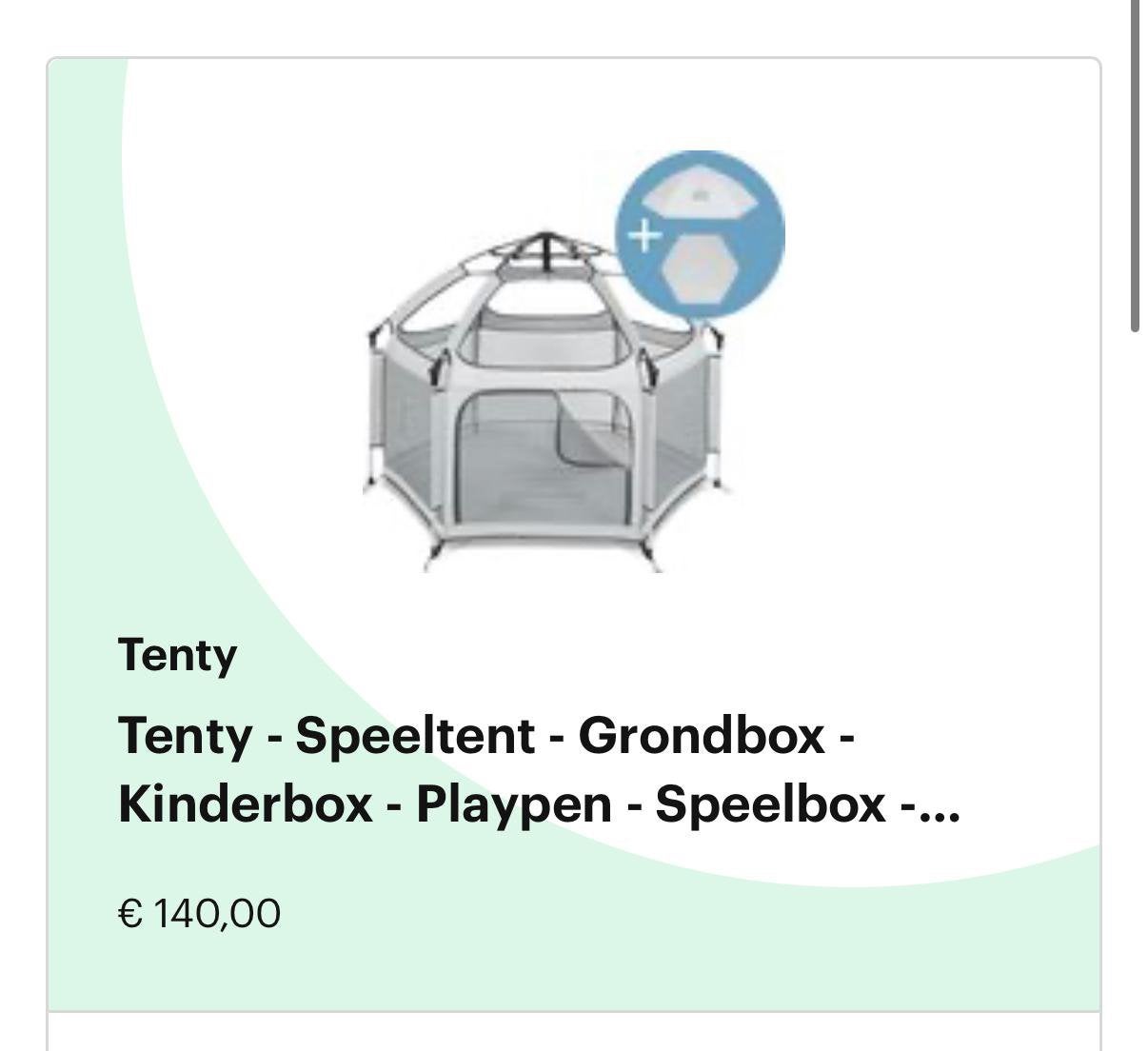 Speeltent, Ophalen, Nieuw