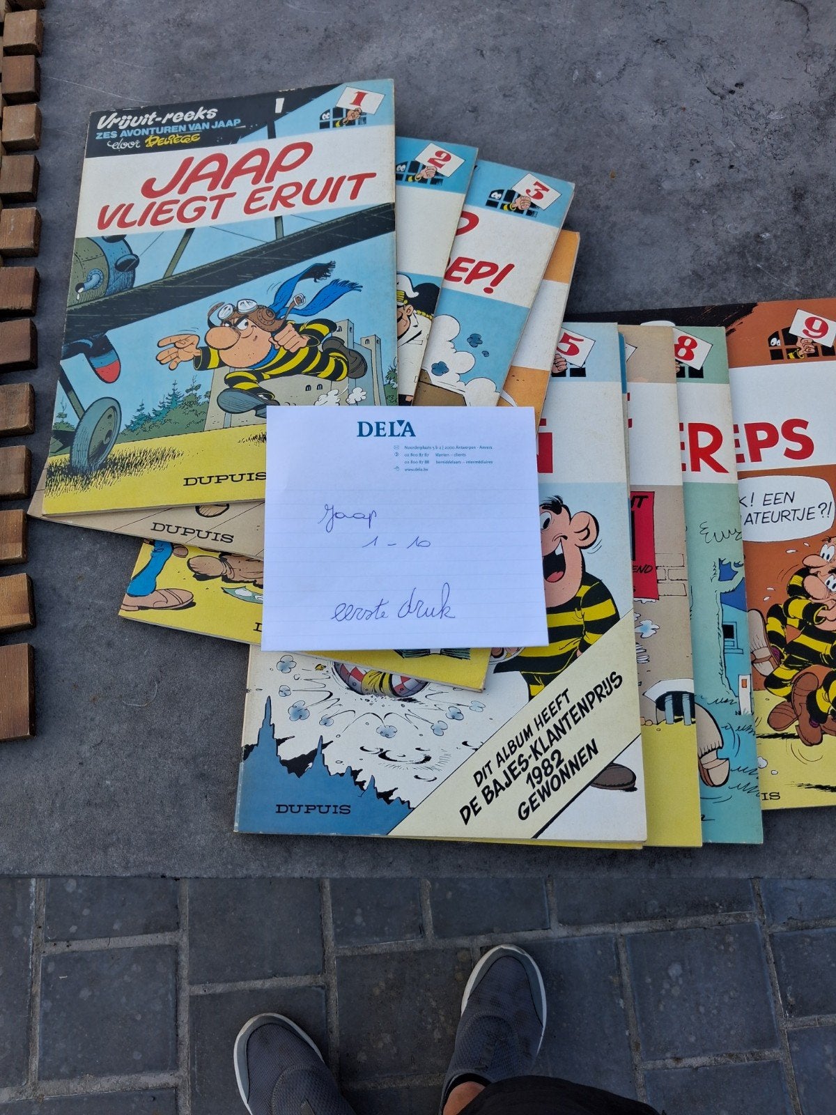 jaap, Boeken, Ophalen