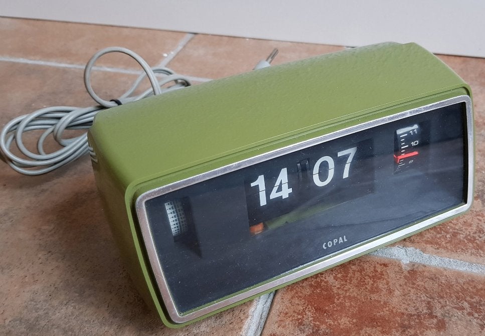 Copal 703 - Flip Flap Clock, Antiek en Kunst, Ophalen of Verzenden