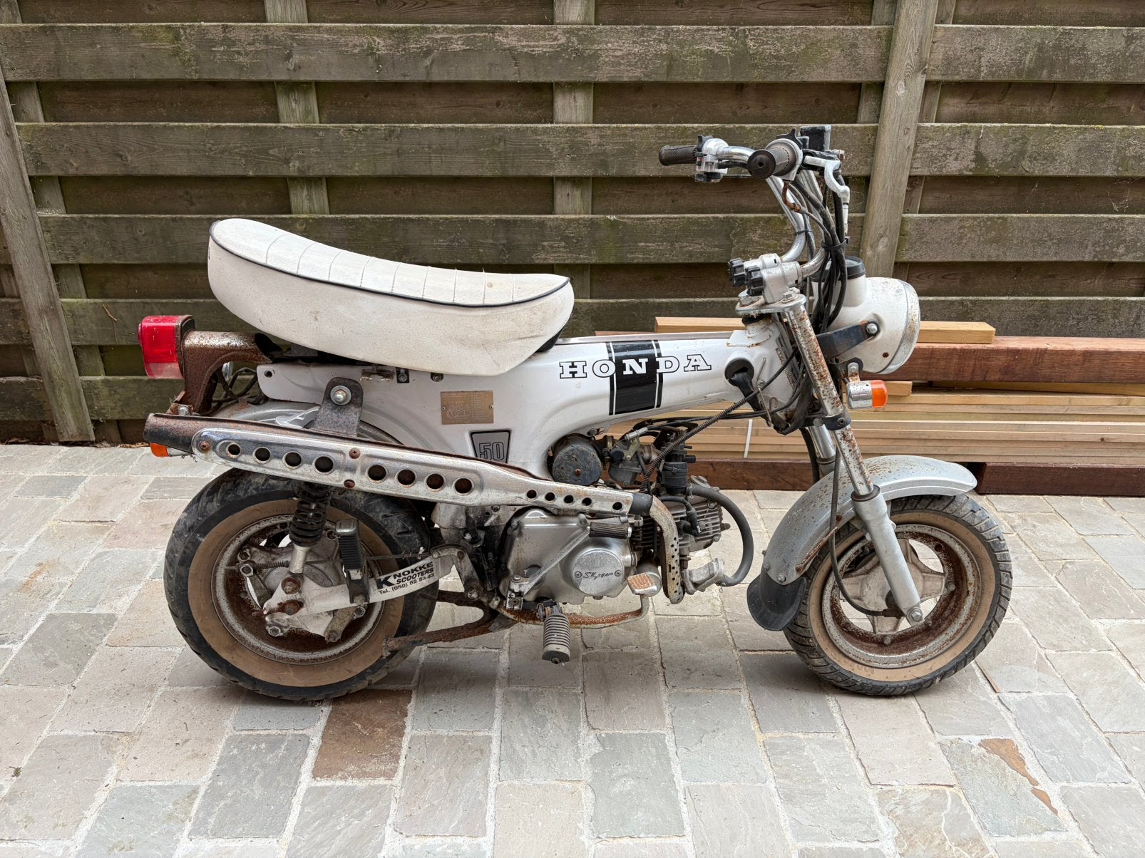 Hobbyprojectje - Honda Skyteam 50cc, Motoren, Ophalen, Gebruikt