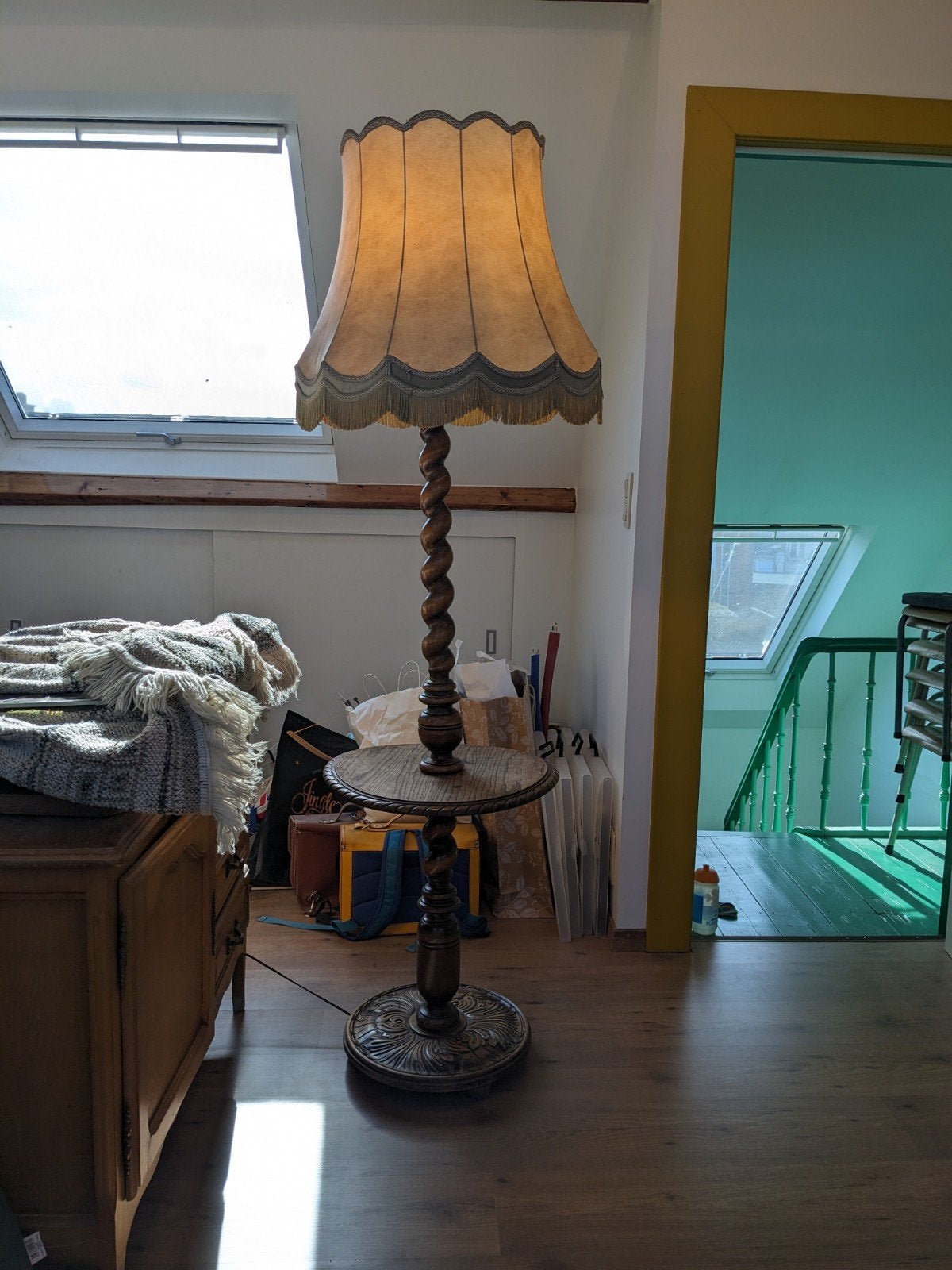 Vintage staande lamp, Huis en Inrichting, Ophalen