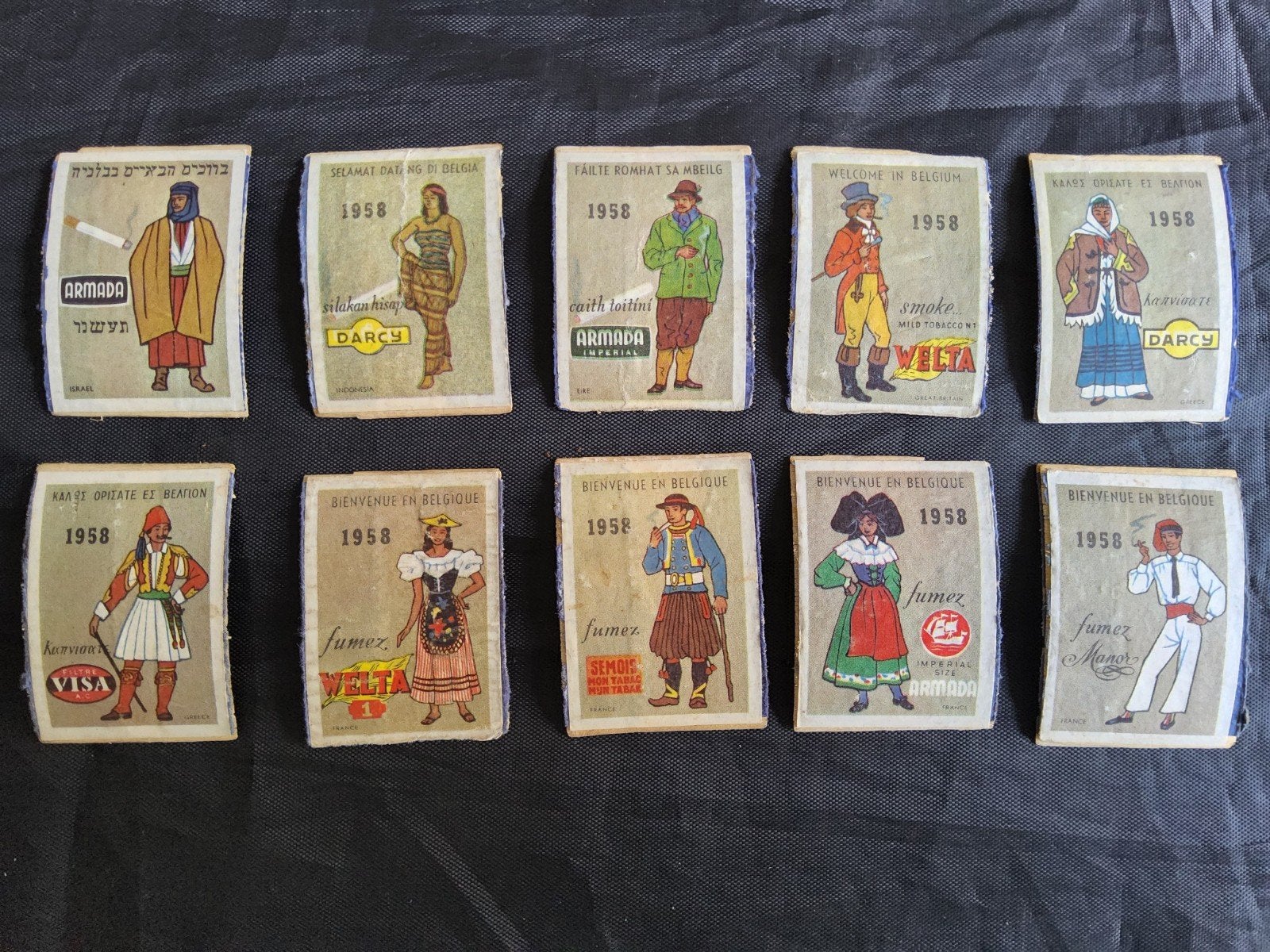 Vintage unieke verzameling lucifer afbeeldingen (Lot 3), Verzenden