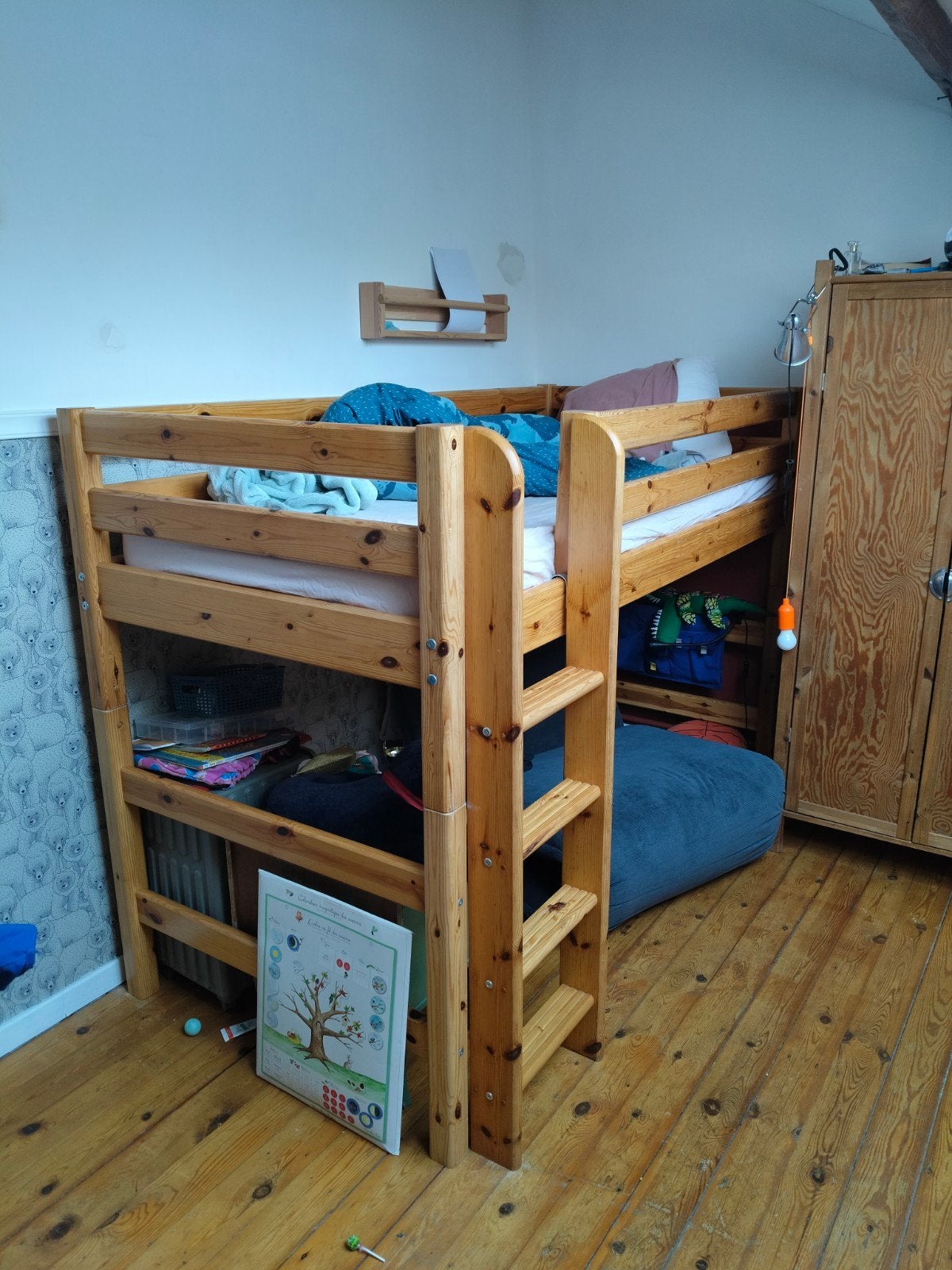 FLEXA modulable lit enfant, Enlèvement, Utilisé, Lit mi-hauteur mezzanine