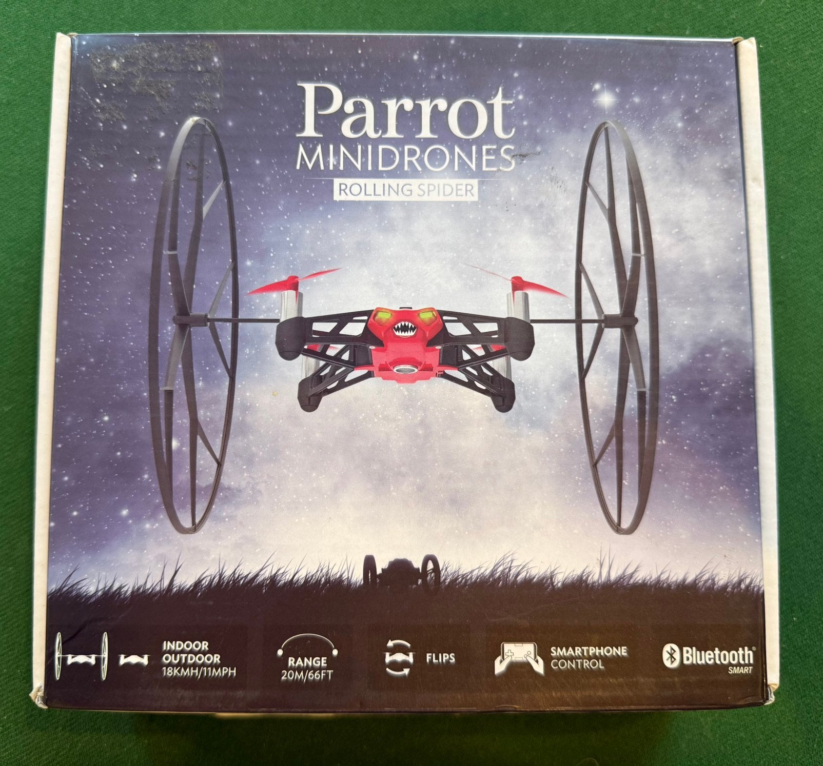 Mini Drone Parrot Rolling Spider, Audio, Tv en Foto, Drones, Ophalen, Basiskwaliteit, Speelgoeddrone, Zo goed als nieuw