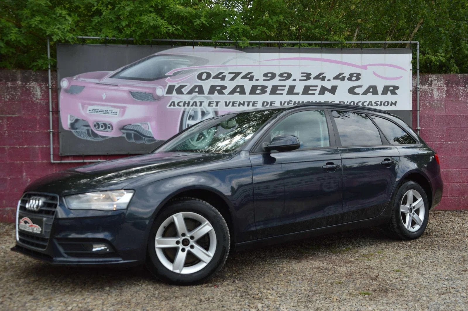 Audi A4 2.0 Tdi NAV SENS AV/AR CLIM CRUIS 170.866KM, Euro 5, Gebruikt, Zwart, 4 cilinders