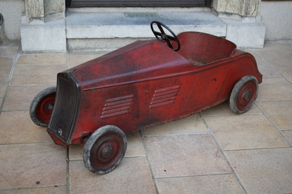 voiture pédales eureka 1935 jouet ancien delage delahaye, Enlèvement