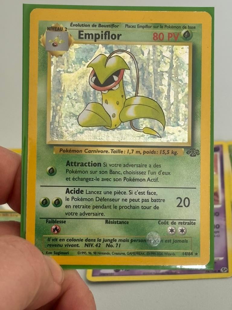 Franse Pokémon kaarten, Ophalen of Verzenden, Gebruikt, Meerdere kaarten, Foil